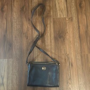 Michael Kors navy blue cross body